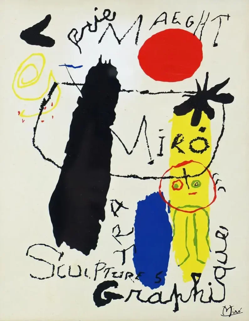 Joan Miro Galerie Maeght Art Sculpture Graphique