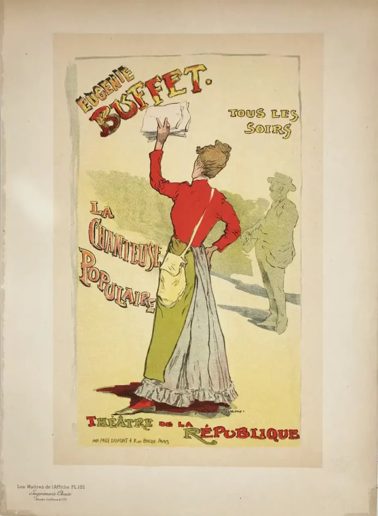 Leopold Steens Eugenie Buffet La Chanteuse Populaire 1899 P151